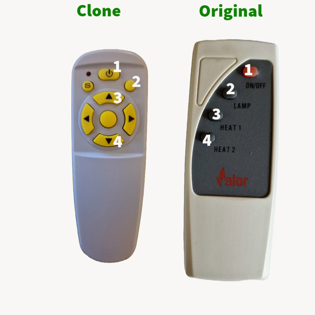 Valor (White) Clone Remote Control | Remote Shop