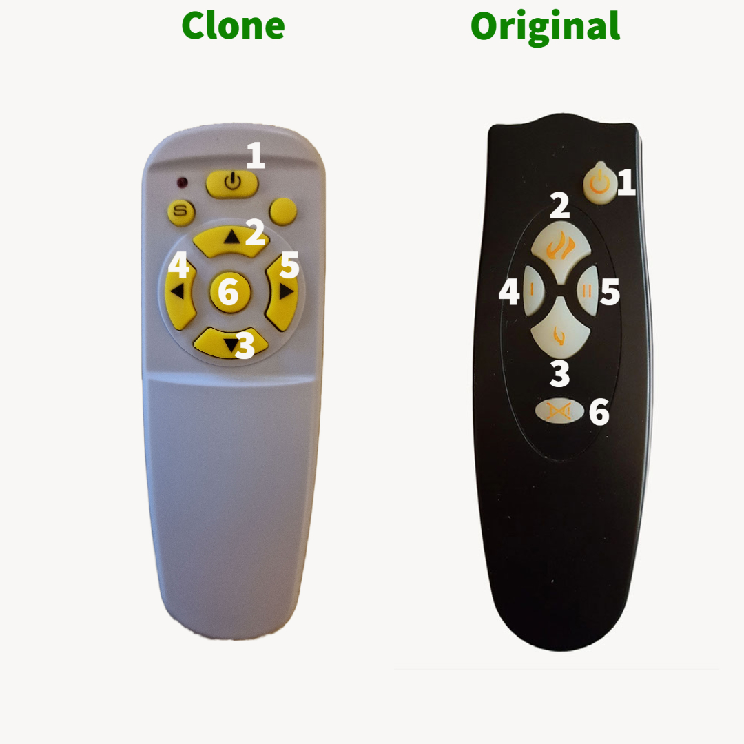 Dru (6 Button) Replacement Clone Remote Control Remote Shop