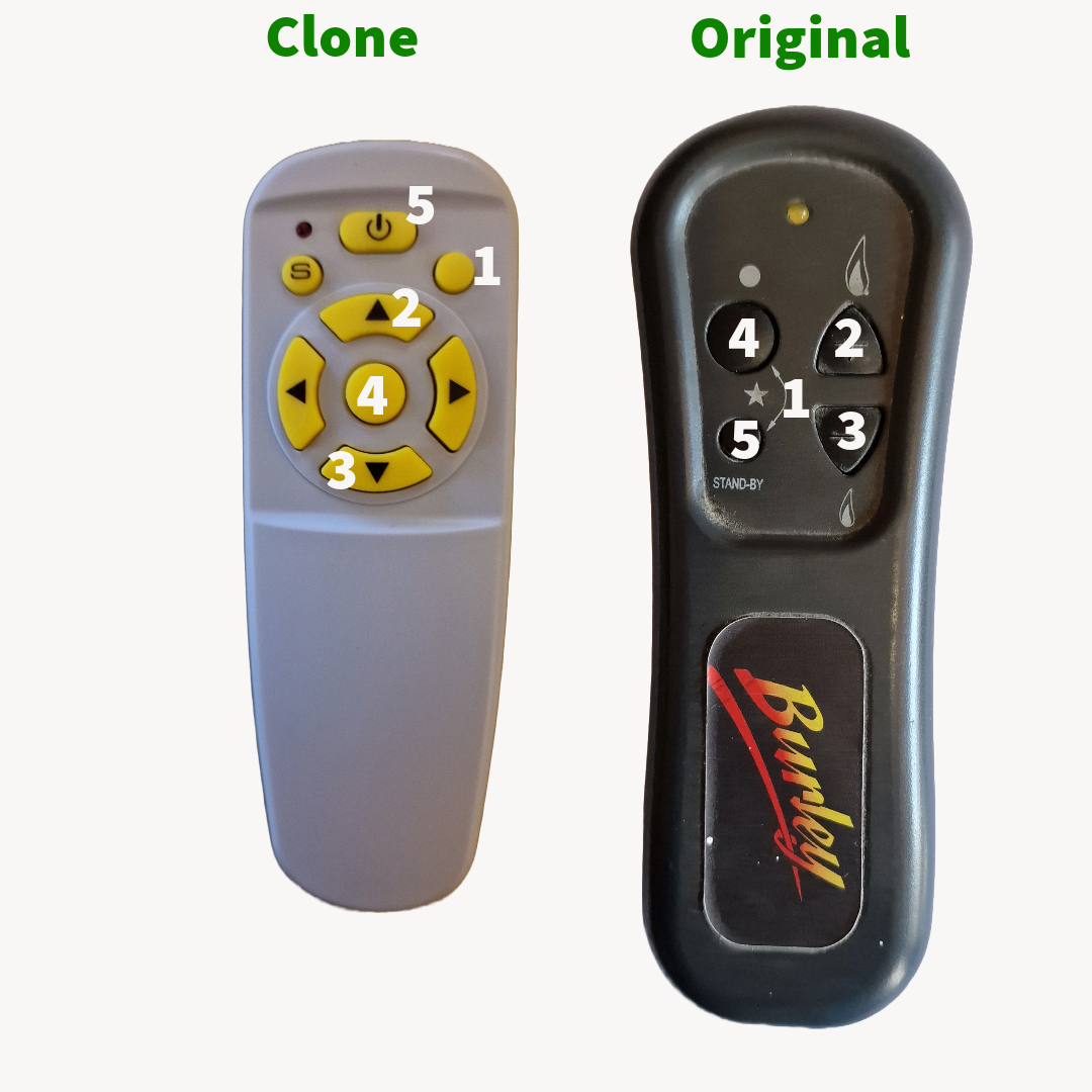 Burley (Verine) Replacement Clone Remote Control Remote Shop