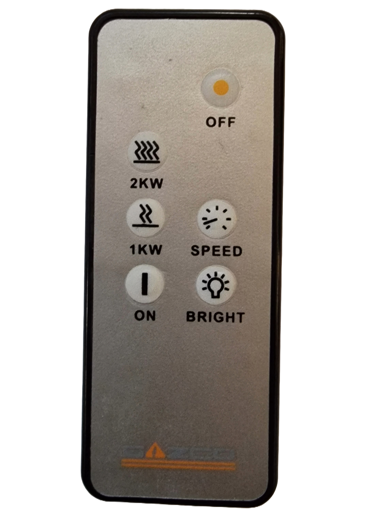 Gazco (6 Button Silver Fronted) Replacement Clone Remote Control